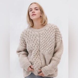 The Knotty Ones Hearthbreaker Cable knit sweater